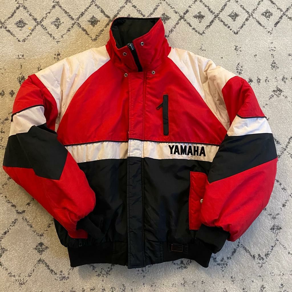 Vintage 80's Yamaha snowmobile jacket* men's xl