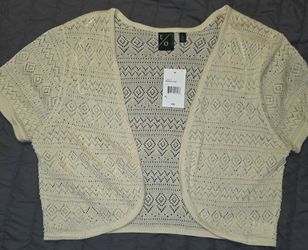 NWT- t/o Sweaters -Cardigan Beige XL