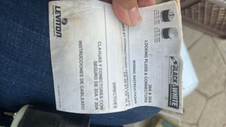 Leviton 20A & 30A locking plugs