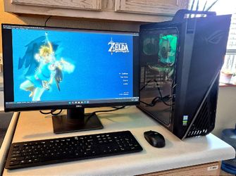 GAMING PC Core i5 7500 GTX 1650 4gb 16gb 128gb+ 500GB Windows 11 (with monitor)