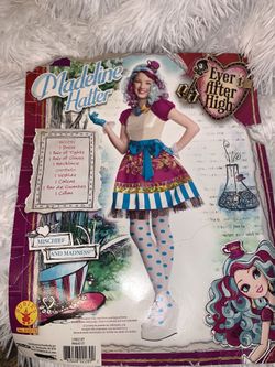 Madeline Hatter size medium girl Halloween costume