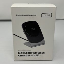 INIU Wireless Charger, 15W Fast Charging Magnetic Wireless Charger Stand