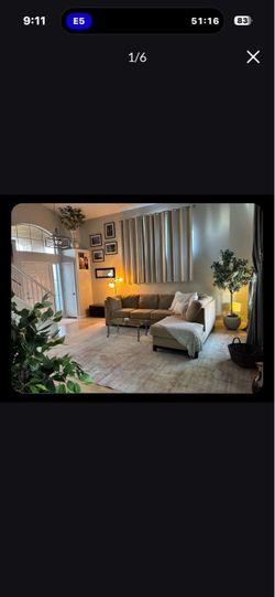 Ashley Furniture Fusion Khaki Sectional Sofa w/ Chaise – 122”