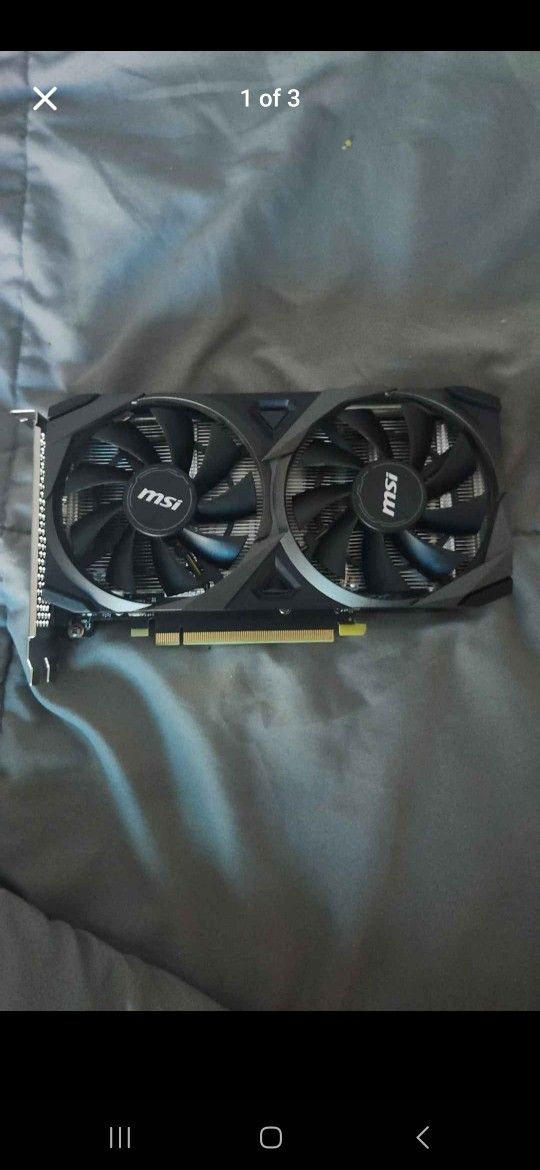 working used msi rtx 3050 Ventus 2x 8g oc