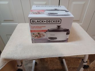 Black & Decker 6 Cup Rice Cooker & Steamer New