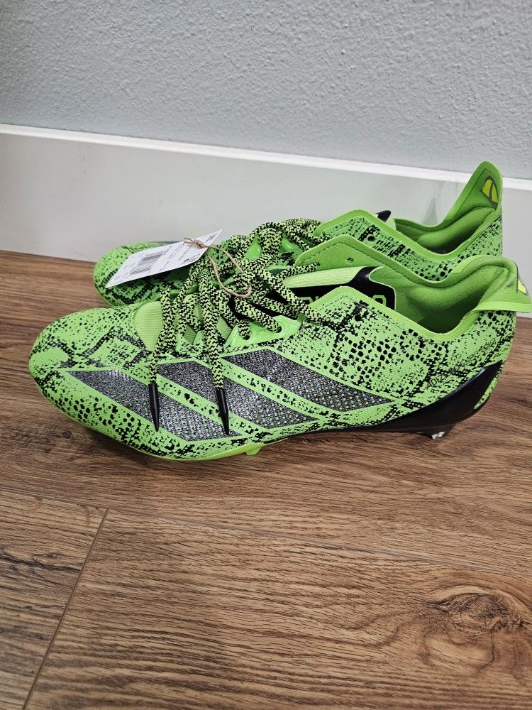 New Adizero Electric.2 Exotic Speed Pack Cleats Solar Green IE3896 Men's Size 11