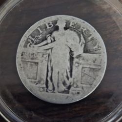 1916 Type 1 F  Standing Liberty Quarter