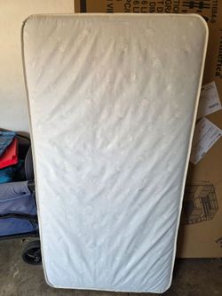 Bed and mattress