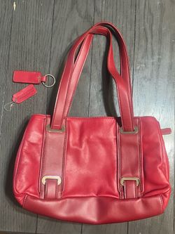Red Worthington Genuine Leather Bag