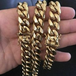 Gold Cuban 24k 1.2lb