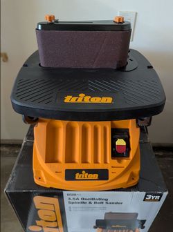 Triton Oscillating Spindle & Belt Sander TSPST450 - ALMOST BRAND NEW