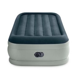 Intex Elevated 18" Premium Comfort Twin Air Mattress with Internal Pump