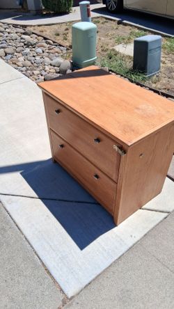 Free wood file cabinet