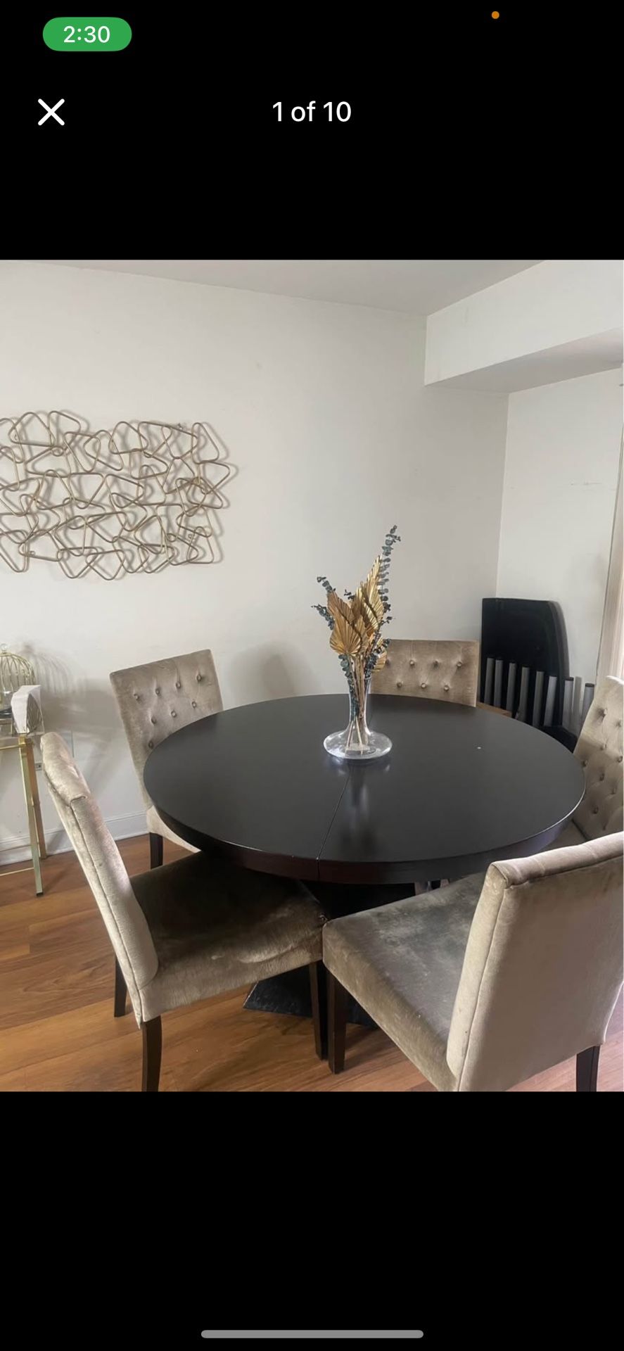 Moving Sale! Dining Room Table With 8 Chairs