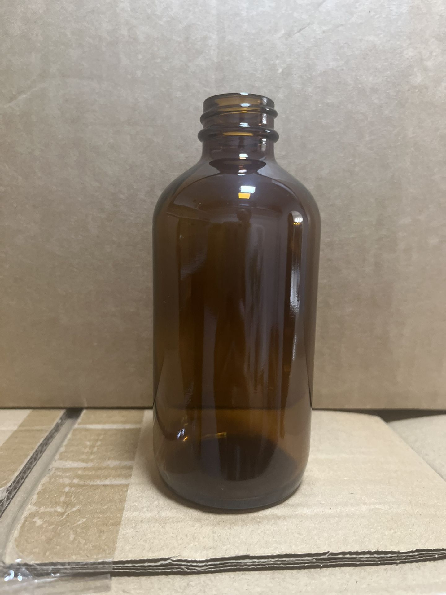 8oz Boston Round Glass Bottles 