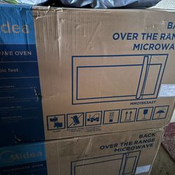 Midea Microwave 1.9 Cu Ft Over the Range Brand New