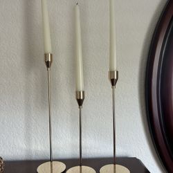 Candle Holders With Candles 