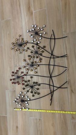 Metal Dandelion Wall Art Decor