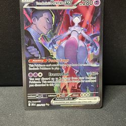 Pokemon Team Rocket's Mewtwo ex 231/182 Sv10 Destined Rivals Holo SIR  $360 CASH FIRM