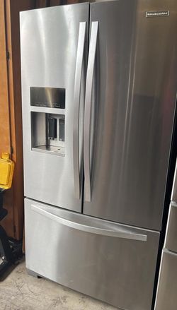 KitchenAid 3 Door Stainless Steel Fridge
