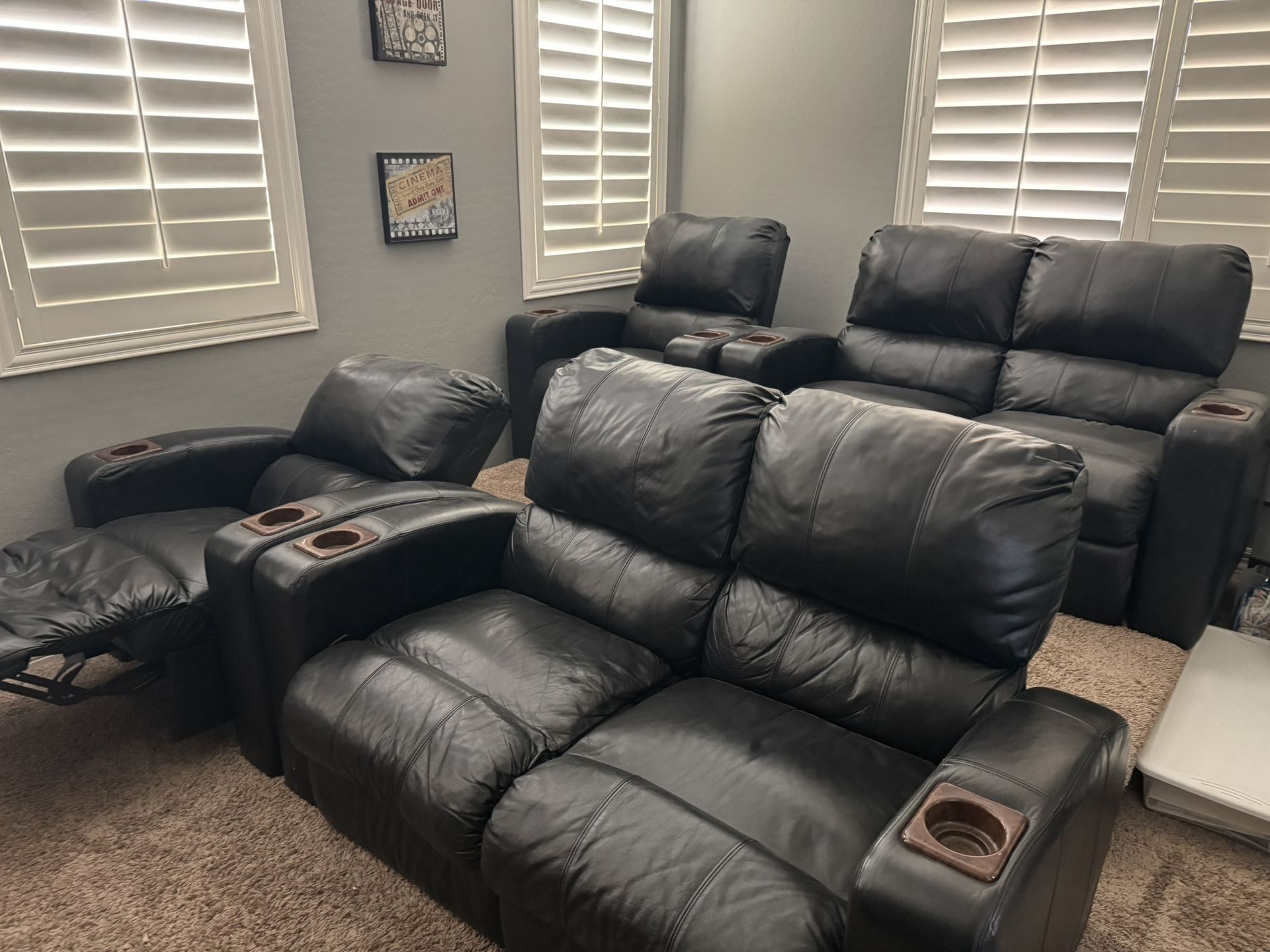 Reclining Theatre Seats Set