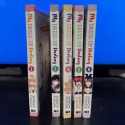 My Dress up Darling Vol 1,2,4,5,6 