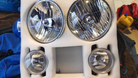 Jeep Wrangler unlimited sport lights