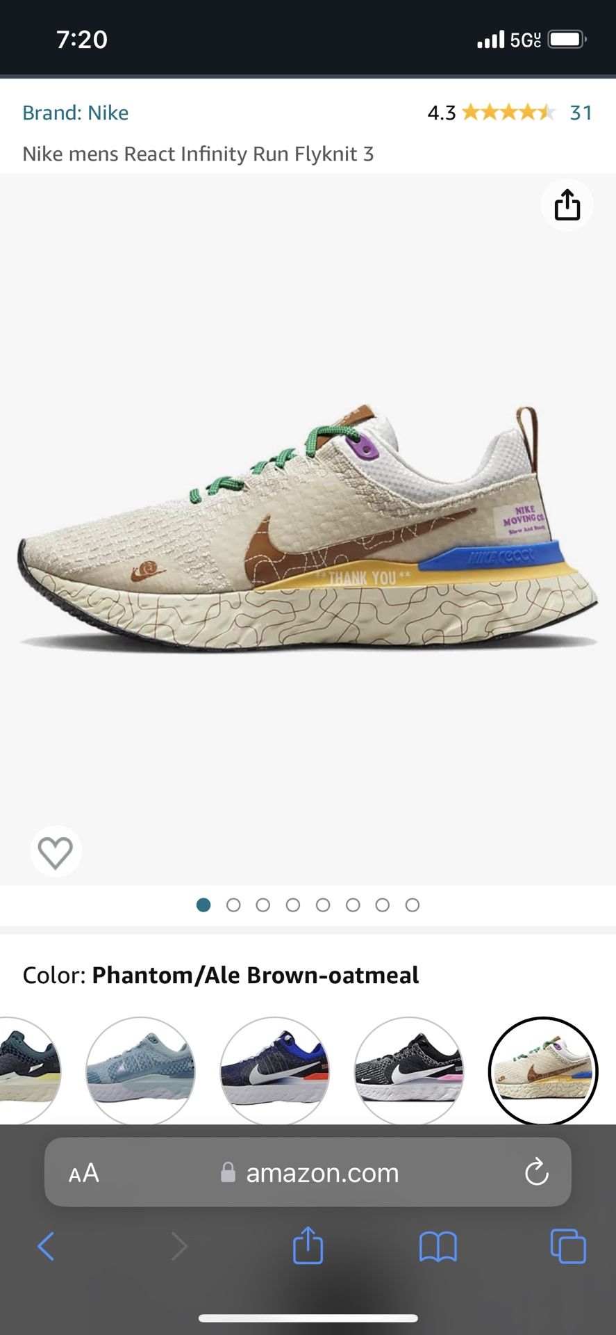 Nike React Infinity Run Flyknit