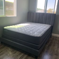 Queen Size Bed Frame With Mattress Included 
