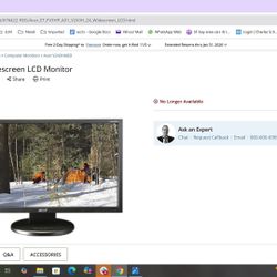 Acer V243H 24” Widescreen LCD Monitor