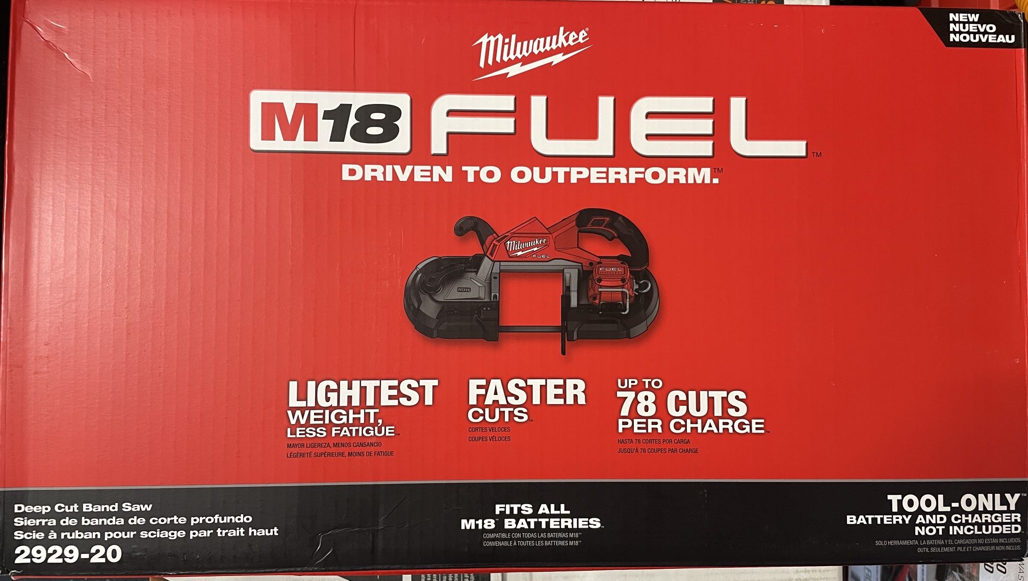 Milwaukee Fuel M18 Deep Cut Bandsaw 2929-20