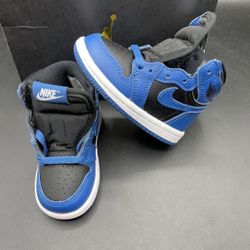 New TODDLER BABY Size 4c  Air Jordan 1 Retro High OG TD Dark Marina Blue