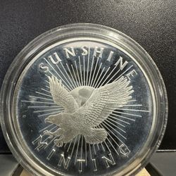 1 Troy Oz Silver .999 Sunshine Mint 
