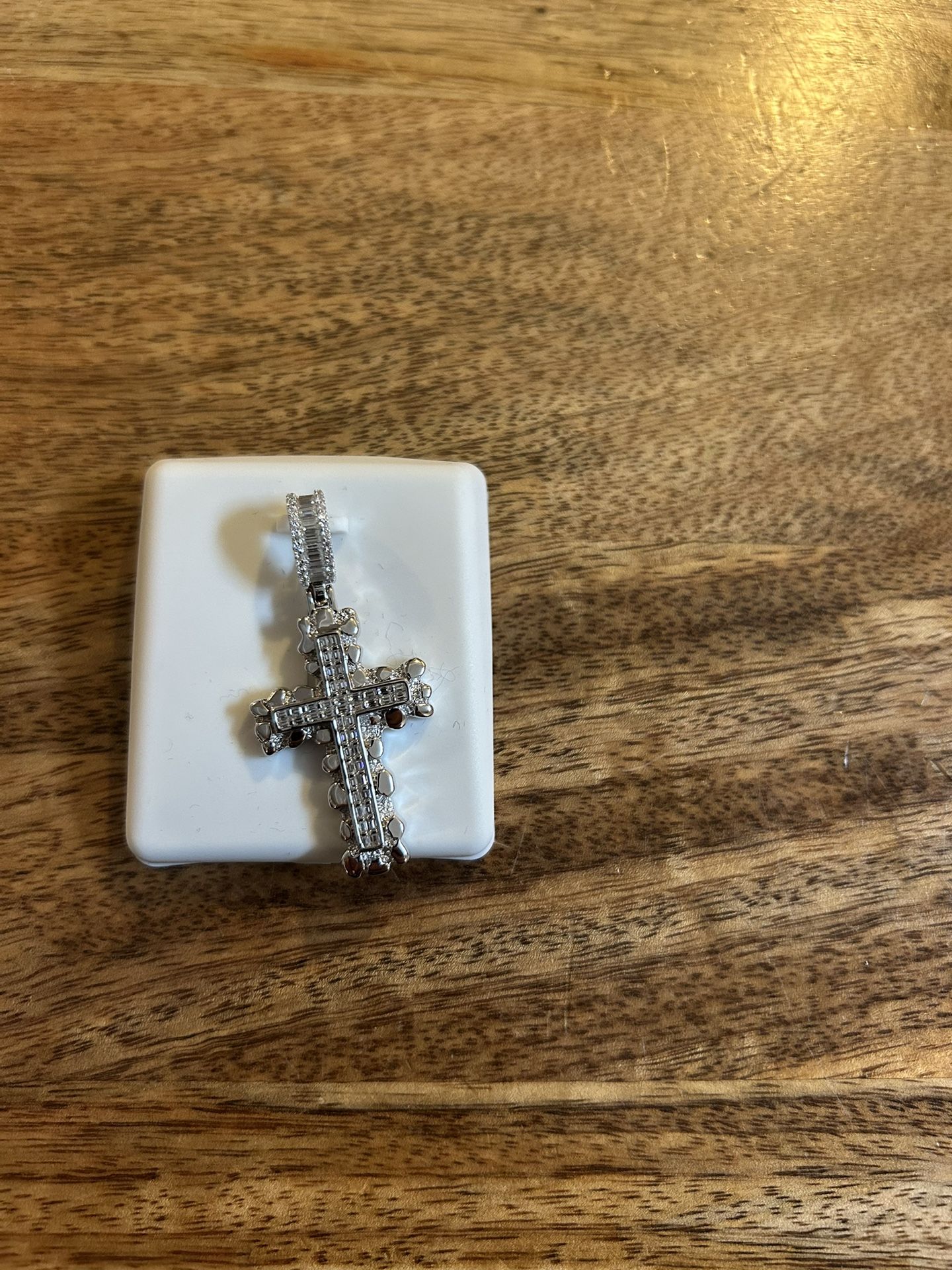 Vvs Sterling Silver Cross 