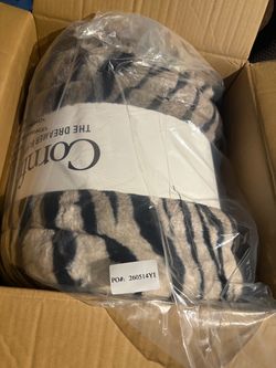 Comfrt The Dreamer Blanket Zebra Print
