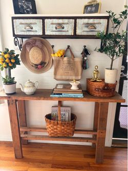 Handmade console table