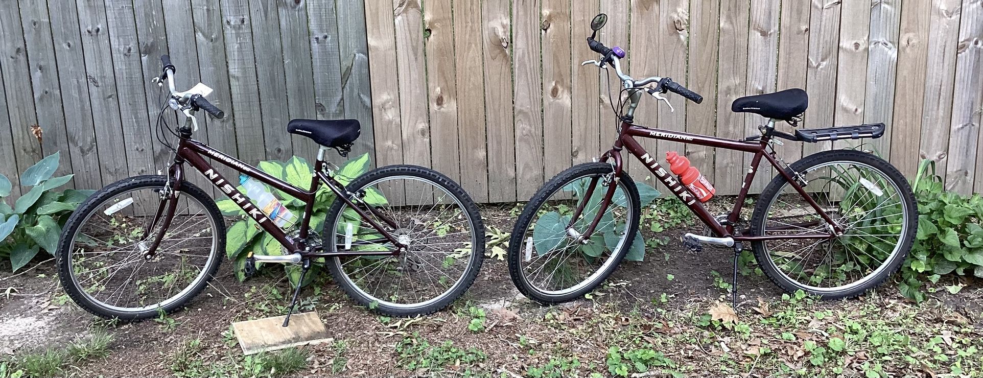 Two Nishiki bikes. One Is a man’s and the other Is a woman’s. . Excellectent Condition.