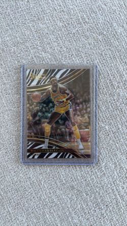 Wilt Chamberlain Panini Select Lakers Trading Card zebra