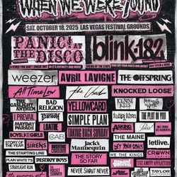 When We Were Young Concert  Sunday Tickets 