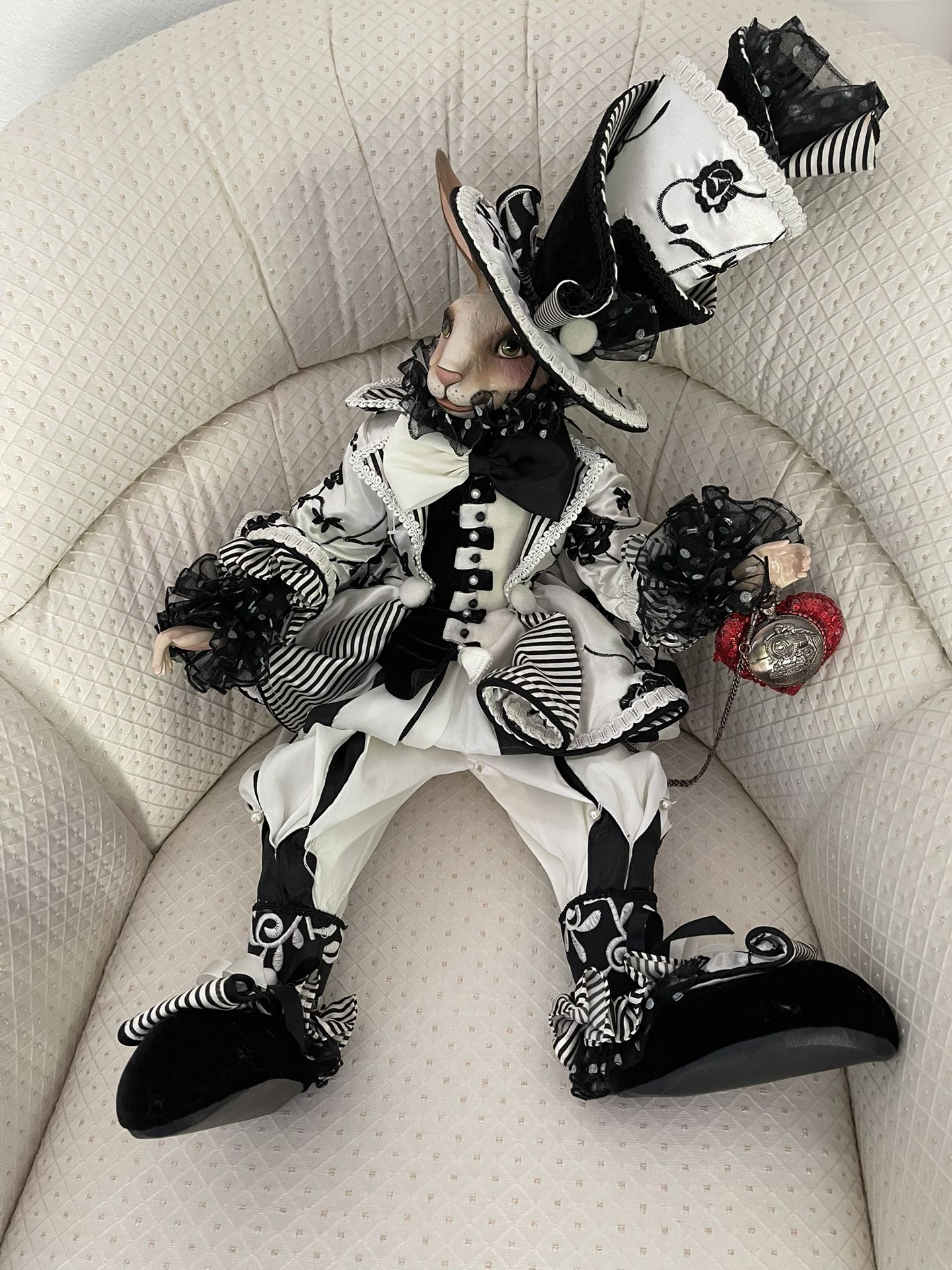 White Rabbit Doll From Alice In Wonderland