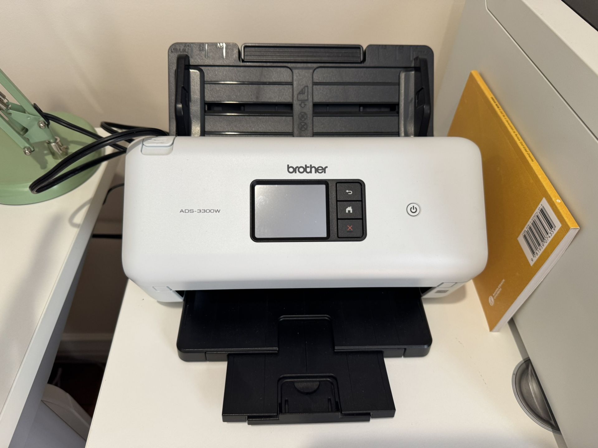 Brother Ads-3300w Wireless Compact Desktop Scanner