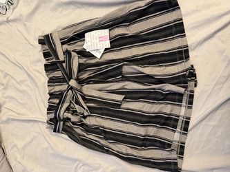 Black and gray shorts size medium with tags
