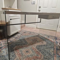 Glass Side Desk - perfect condition! 