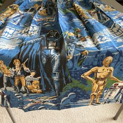 Pending: 1979 Set of 2 Star Wars Empire Strikes Back Curtains Drapes Panels by JCPenney Retro Original