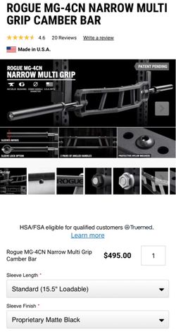 Rogue MG-4CN Camber Bar