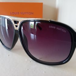Louis Vuitton Evidence Gold Luxury Sunglasses