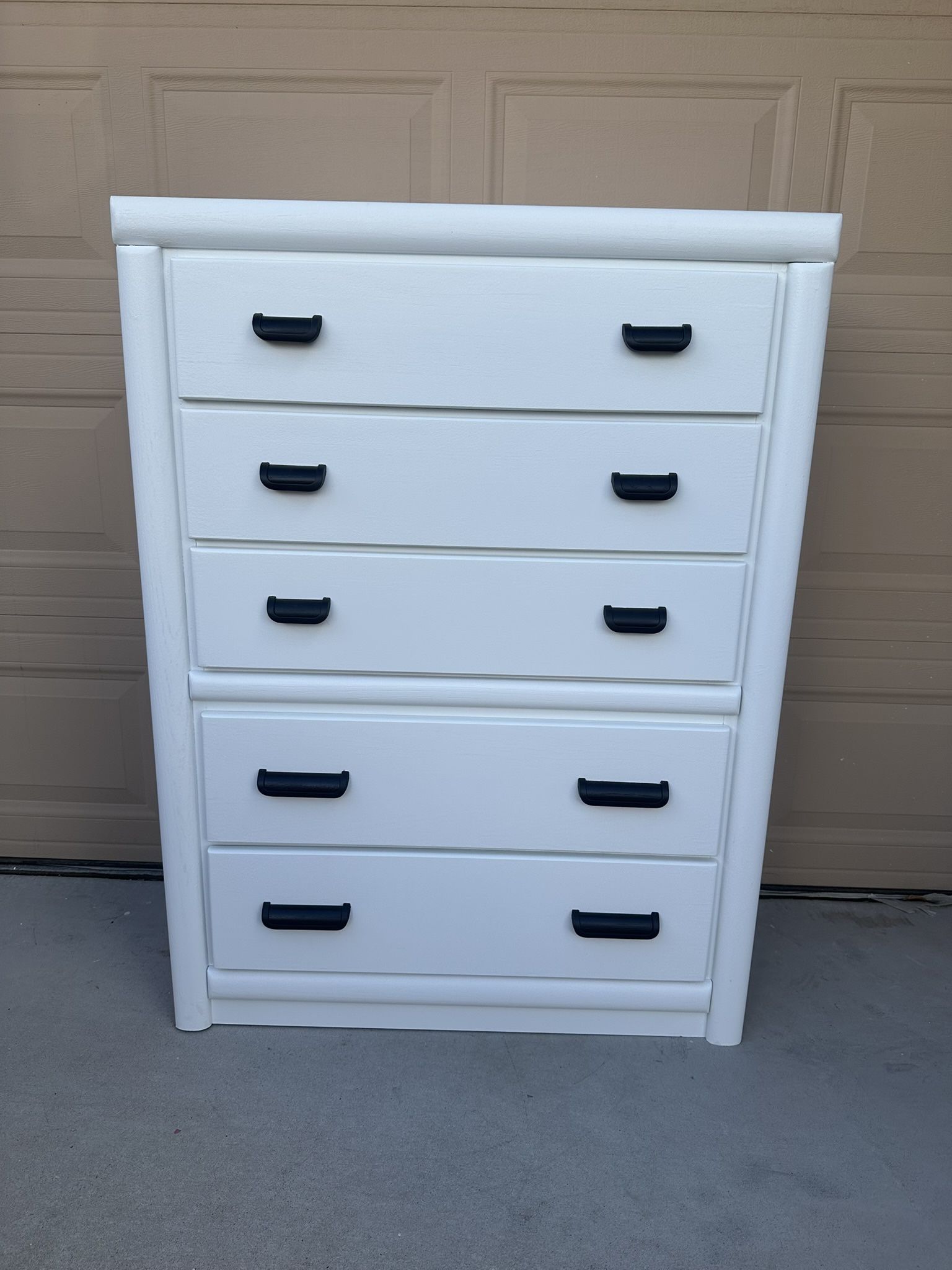 Dresser White 5-Drawers