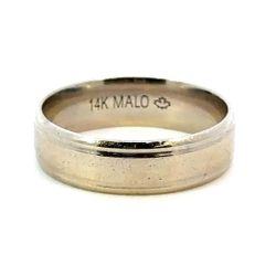 Woman’s Ladies 14k White Gold Wedding Band Ring Size 9 GP3082391
