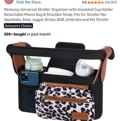 Stroller Organizer with Insulated Cup Holder
