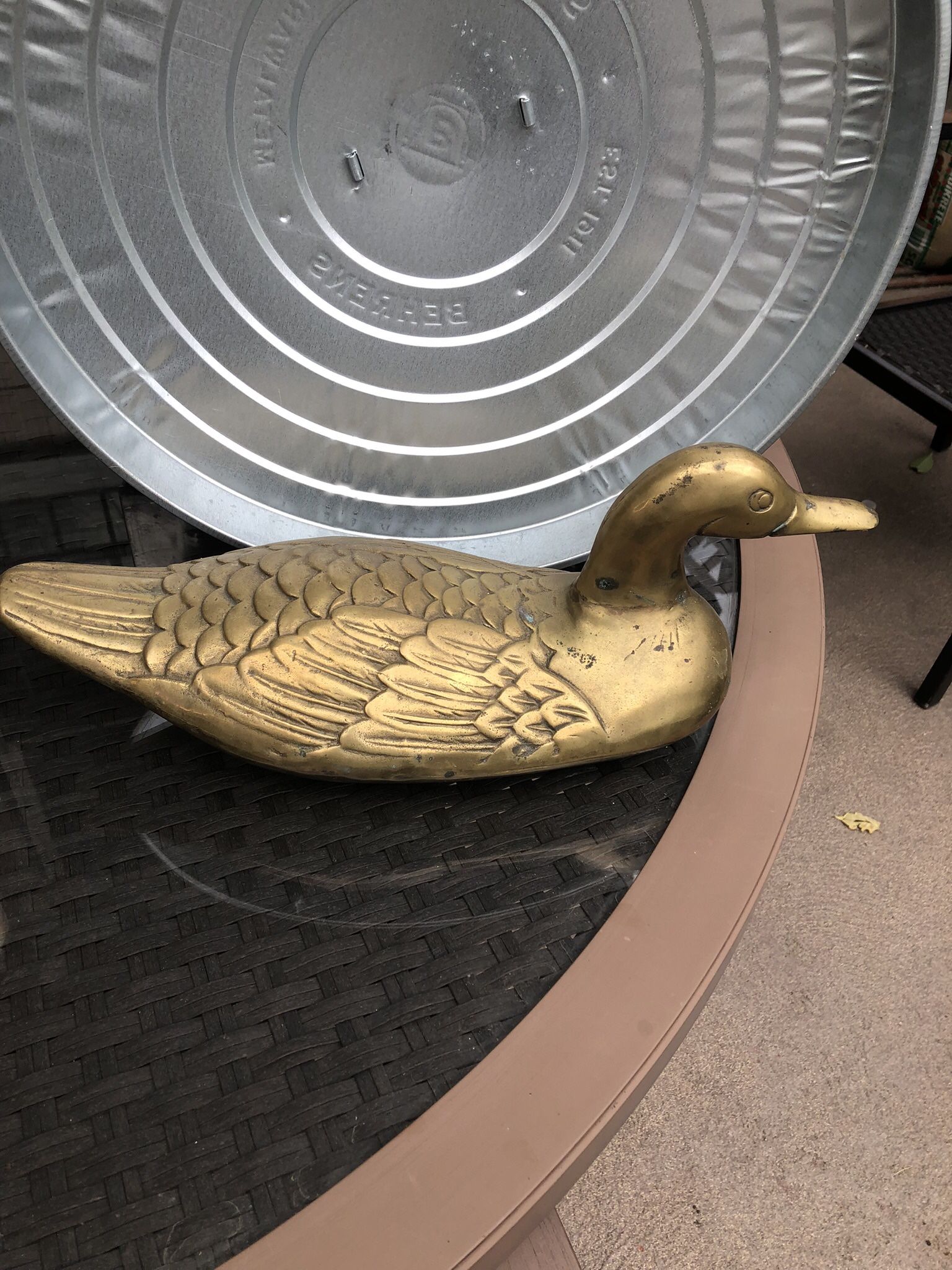 Leonard solid Brass Duck Need Gone ASAP